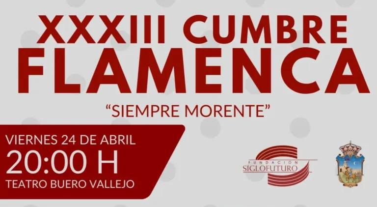 La Fundación Siglo Futuro ofrece entrada gratuita a los vecinos de Tórtola para su XXXIII Cumbre Flamenca