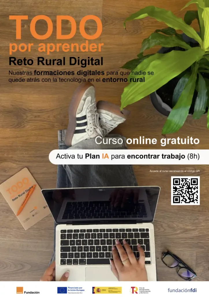 Proyecto Reto Rural Digital; Formación gratuita en competencias digitales