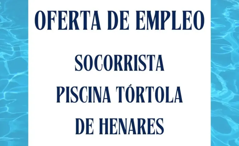 Oferta de trabajo: socorrista para la piscina de verano