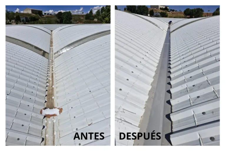 El Ayuntamiento de Tórtola mejora el polideportivo municipal con la reparación de su cubierta