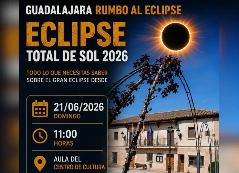 Guadalajara rumbo al eclipse: charla informativa en Tórtola de Henares