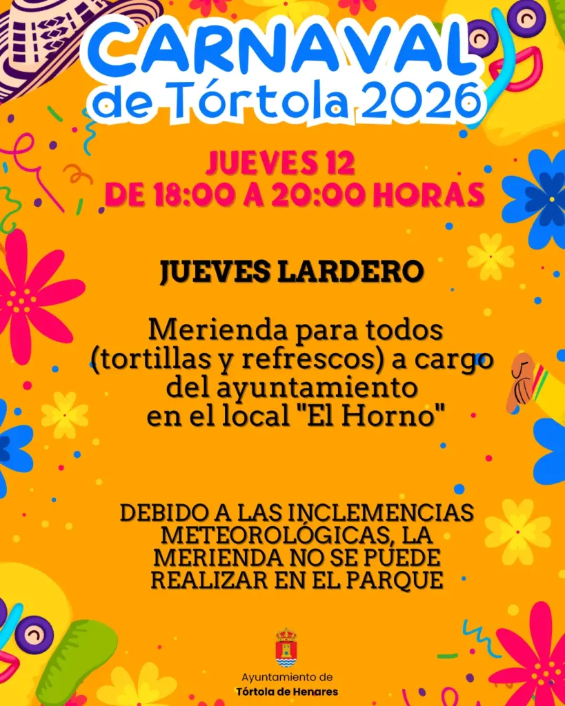 El Jueves Lardero de Tórtola se celebrará en «El Horno»
