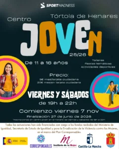Inicio del Centro Joven 2025-2026, en Tórtola de Henares, el 7 de noviembre de 2025