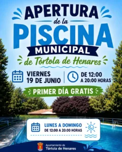 La piscina municipal de Tórtola abre el próximo viernes 19 de junio