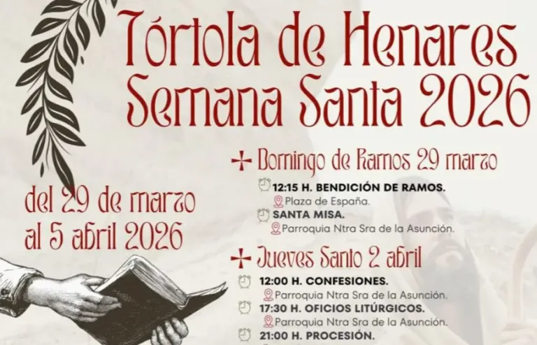 Tórtola de Henares ultima los preparativos para vivir una Semana Santa de fe y tradición