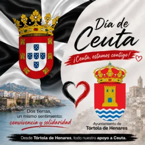 Tórtola muestra su apoyo a Ceuta en el Día de la Ciudad Autónoma