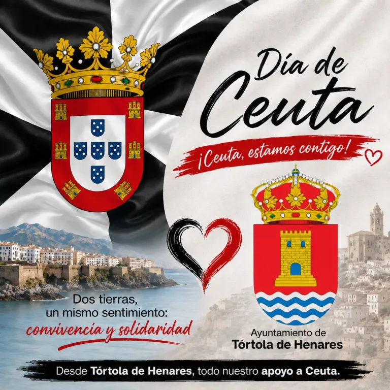 Tórtola muestra su apoyo a Ceuta en el Día de la Ciudad Autónoma