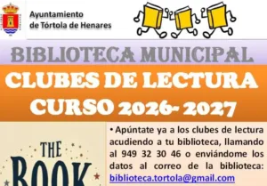 La Biblioteca Municipal de Tórtola abre el plazo de inscripción para los clubes de lectura infantiles del curso 2026-2027