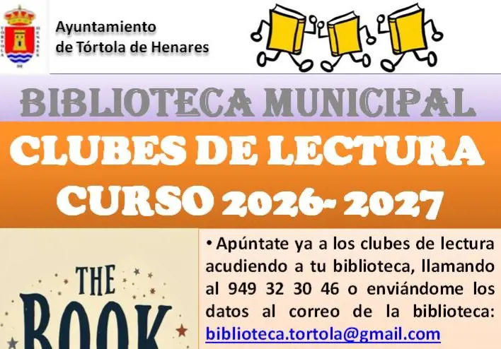 La Biblioteca Municipal de Tórtola abre el plazo de inscripción para los clubes de lectura infantiles del curso 2026-2027
