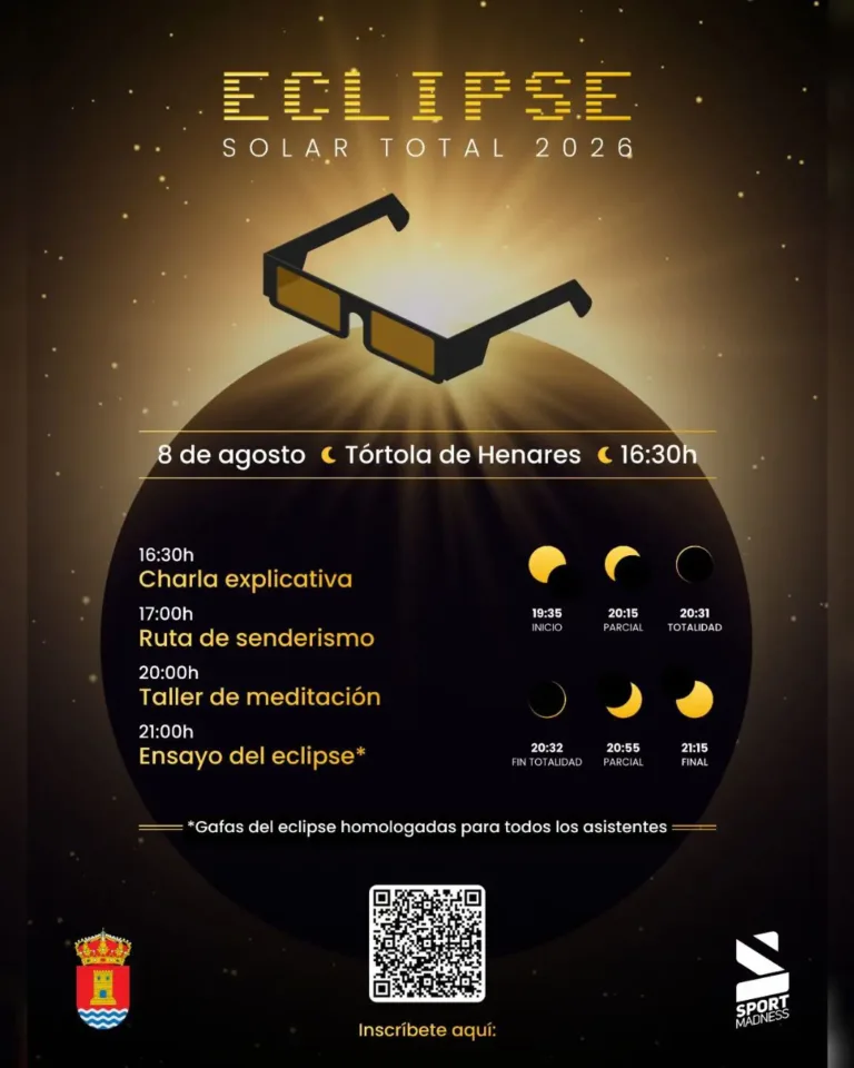 La jornada de ensayo del eclipse de hoy retrasa su inicio a las 17:30 h.
