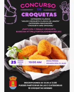 Tórtola prepara su concurso de croquetas