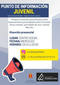 El Punto de Información Juvenil suspende temporalmente su servicio durante el verano