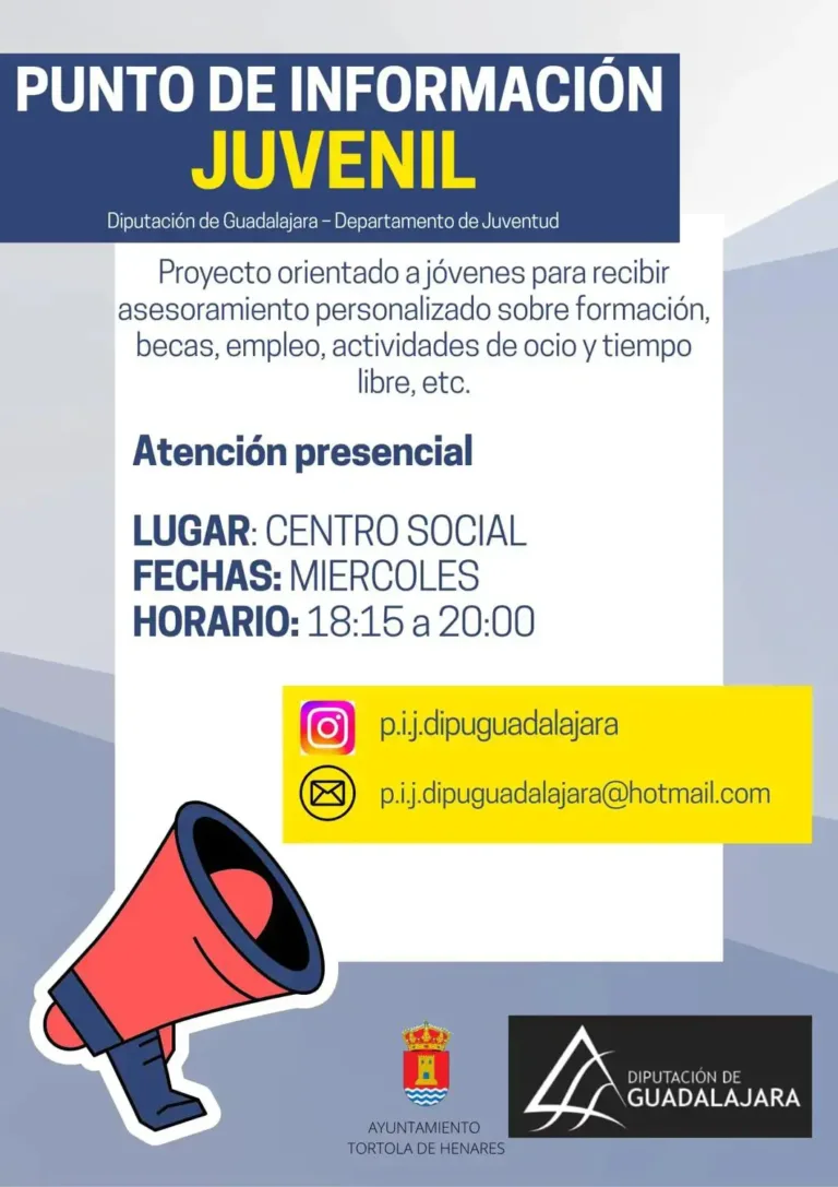 El Punto de Información Juvenil suspende temporalmente su servicio durante el verano