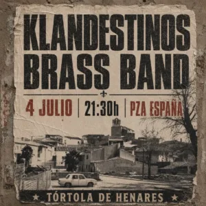 Ritmos en la Plaza arranca este sábado con Klandestinos Brass Band