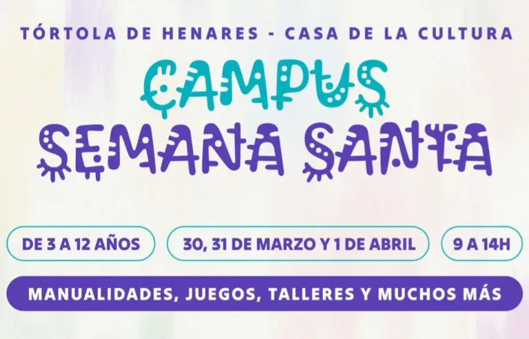 El Ayuntamiento de Tórtola organiza un campus infantil por Semana Santa con manualidades, juegos y talleres